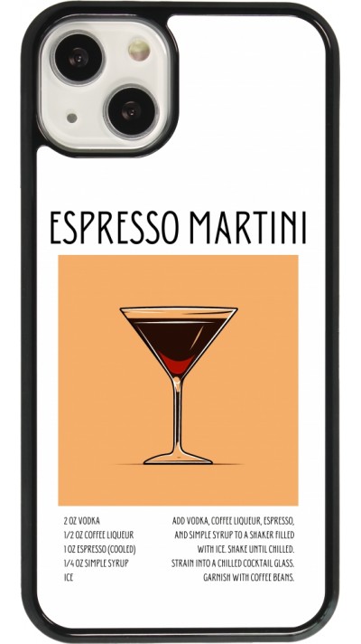 Coque iPhone 13 - Cocktail recette Espresso Martini