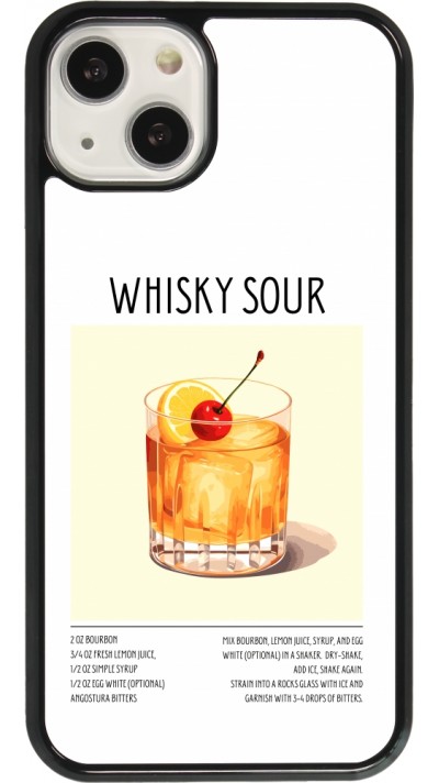 Coque iPhone 13 - Cocktail recette Whisky Sour