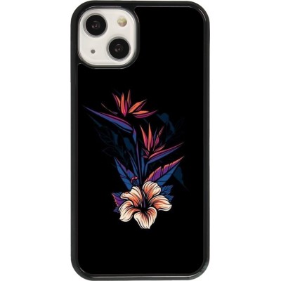 Coque iPhone 13 - Dark Flowers