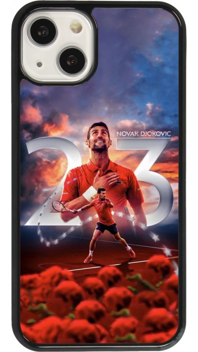 Coque iPhone 13 - Djokovic 23 Grand Slam