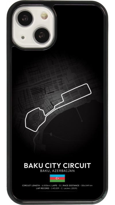 Coque iPhone 13 - F1 Track 2025 Azerbaijan