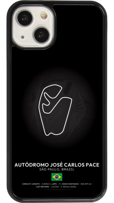 Coque iPhone 13 - F1 Track 2025 Brazil