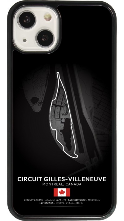 Coque iPhone 13 - F1 Track 2025 Canada