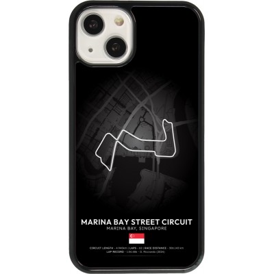 Coque iPhone 13 - F1 Track 2025 Singapore