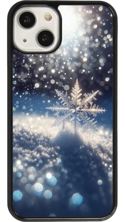 iPhone 13 Case Hülle - Schneeflocke Solar Glanz