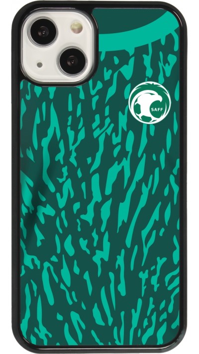 Coque iPhone 13 - Maillot de football Arabie saoudite 2022 personnalisable