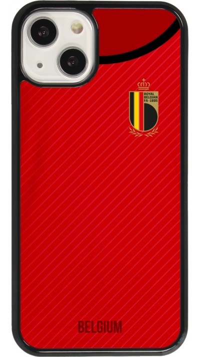 Coque iPhone 13 - Maillot de football Belgique 2022 personnalisable