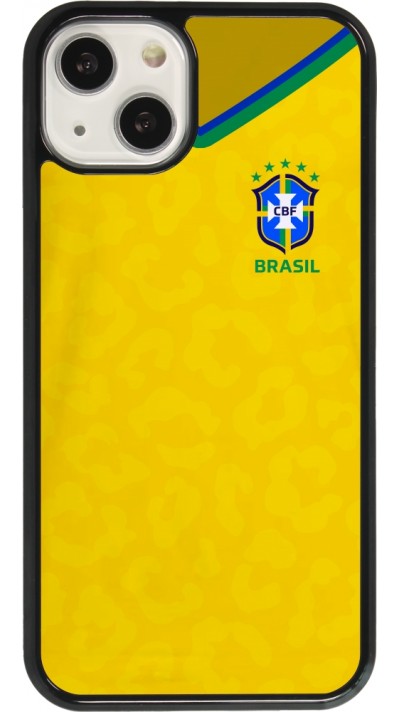 Coque iPhone 13 - Maillot de football Brésil 2022 personnalisable
