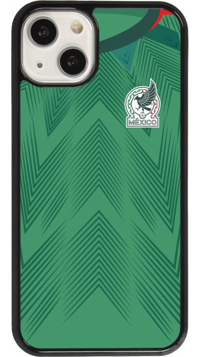 Coque iPhone 13 - Maillot de football Mexique 2022 personnalisable