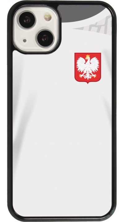 Coque iPhone 13 - Maillot de football Pologne 2022 personnalisable