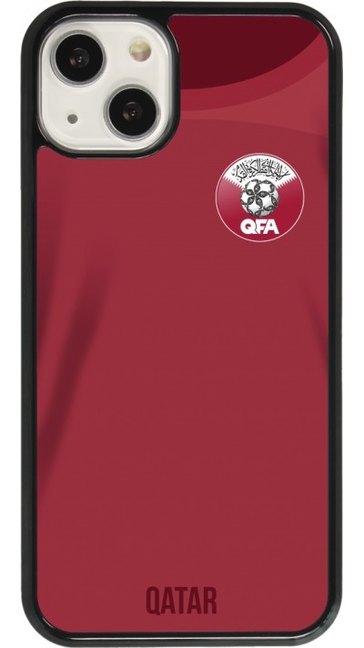 Coque iPhone 13 - Maillot de football Qatar 2022 personnalisable