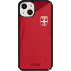 Coque iPhone 13 - Maillot de football Serbie 2022 personnalisable