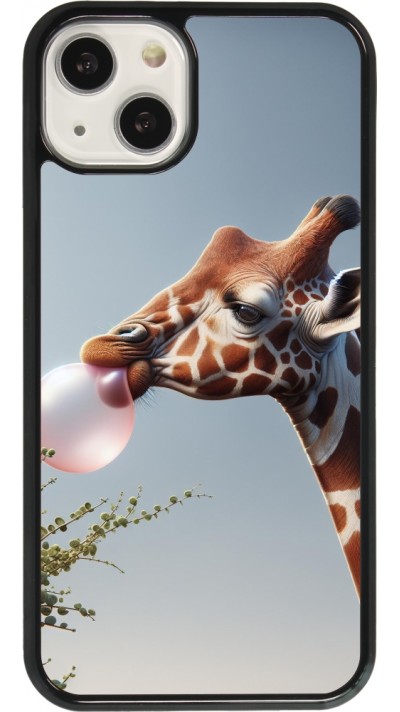 Coque iPhone 13 - Girafe à bulle