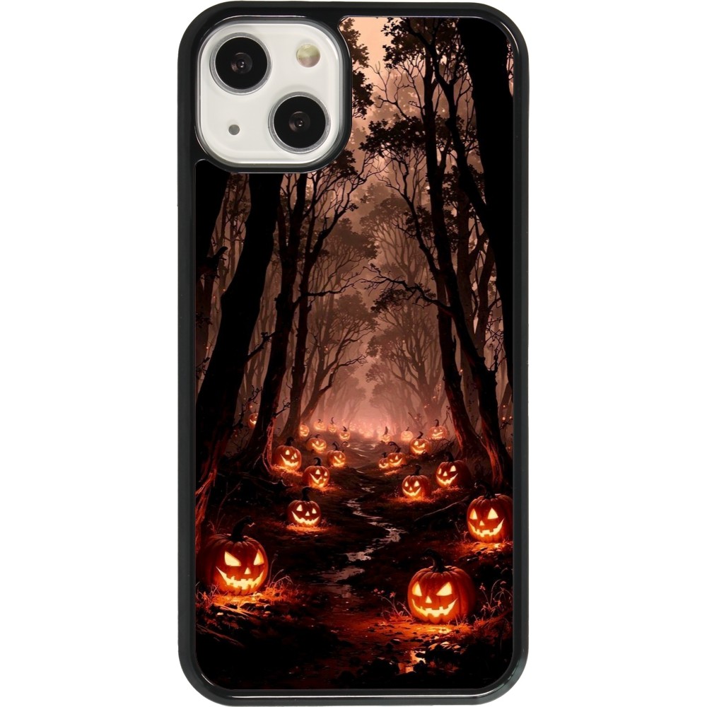 iPhone 13 Case Hülle - Halloween 2025 Road of Terrifying Pumpkins