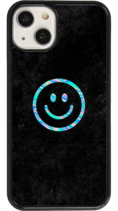 iPhone 13 Case Hülle - Happy smiley irisirt
