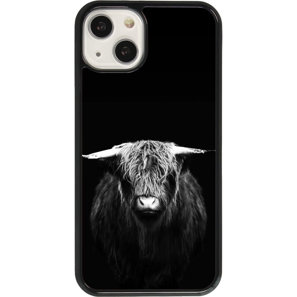 Coque iPhone 13 - Highland calf black