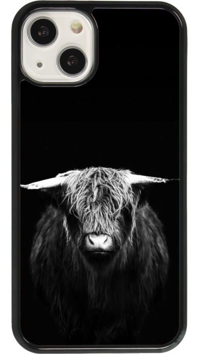 Coque iPhone 13 - Highland calf black