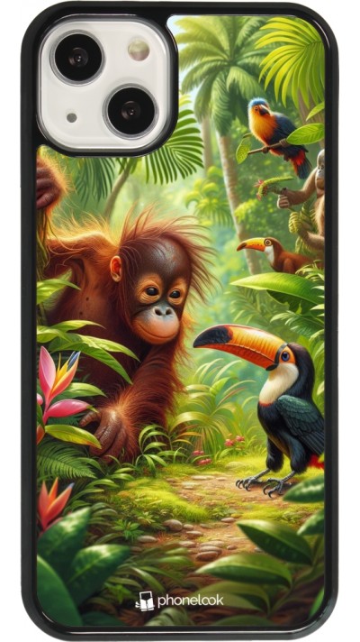Coque iPhone 13 - Jungle Tropicale Tayrona