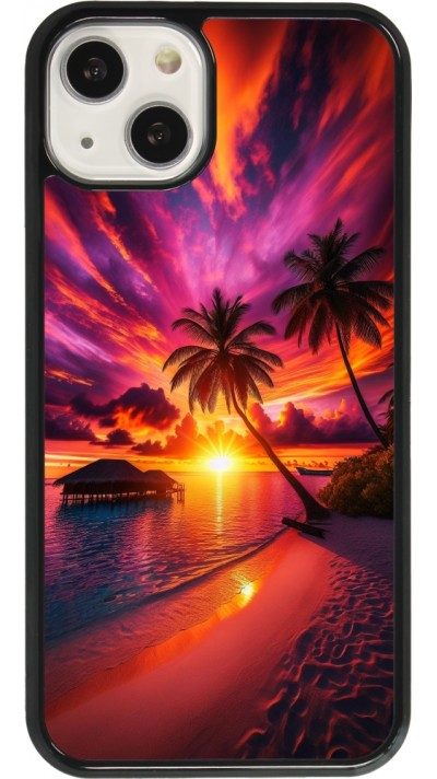 Coque iPhone 13 - Maldives Dusk Bliss