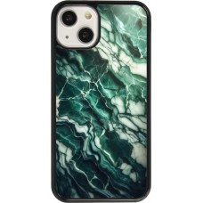 Coque iPhone 13 - Marbre vert majestueux