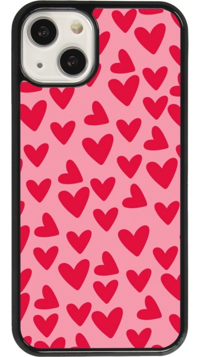 Coque iPhone 13 - Mom 2024 petits coeurs