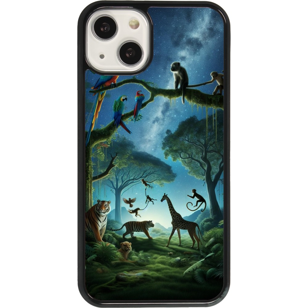 Coque iPhone 13 - Paradis des animaux exotiques