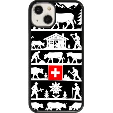 Coque iPhone 13 - Poya Suisse 1 noir