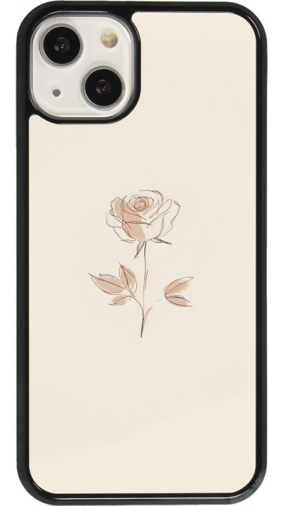 iPhone 13 Case Hülle - Rosa Sand Minimalistisch