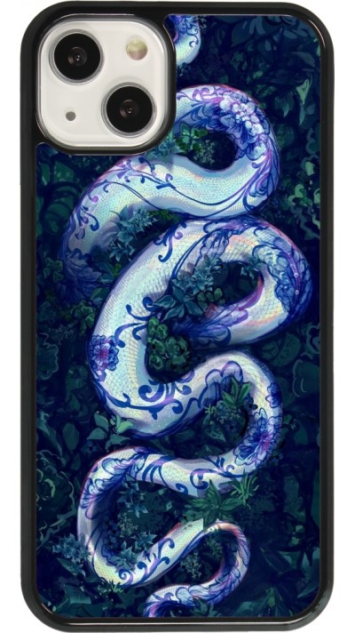 iPhone 13 Case Hülle - Snake Blue Anaconda