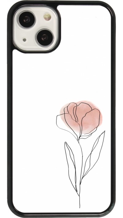 Coque iPhone 13 - Spring 23 minimalist flower