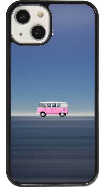 Coque iPhone 13 - Spring 23 pink bus