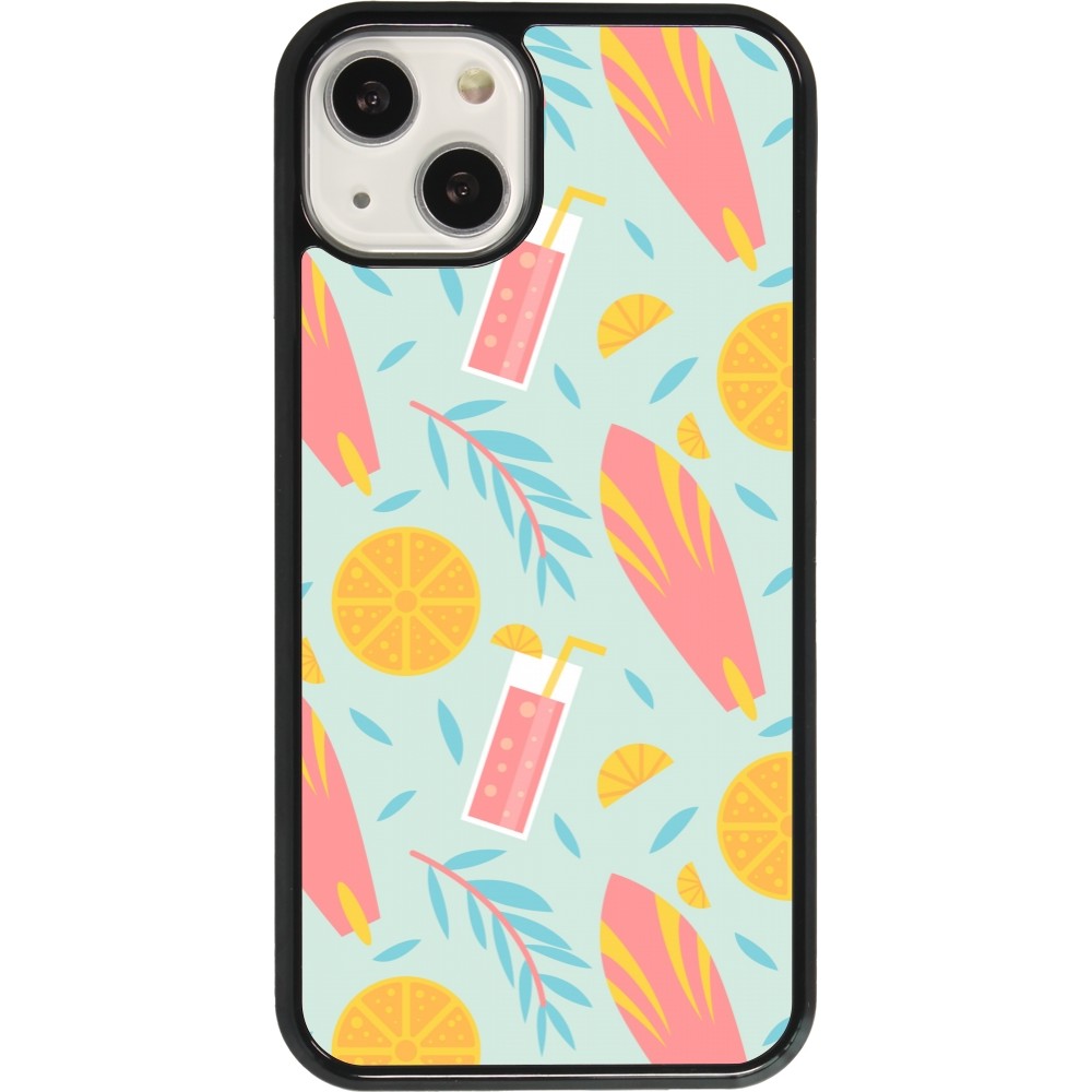 Coque iPhone 13 - Summer 2025 Pattern citron