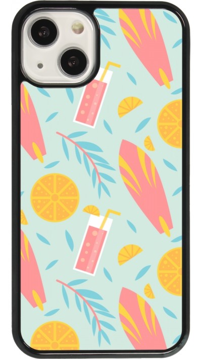 Coque iPhone 13 - Summer 2025 Pattern citron