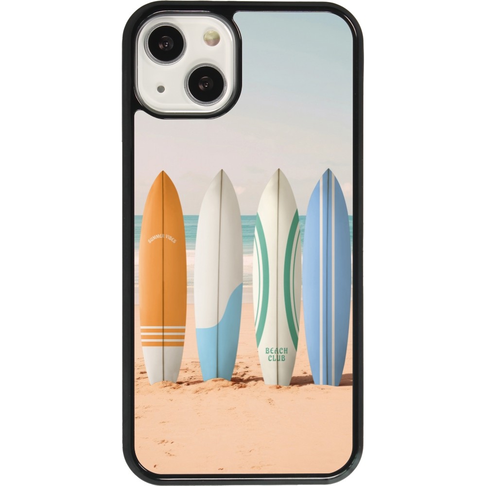 Coque iPhone 13 - Summer surfboard 2025
