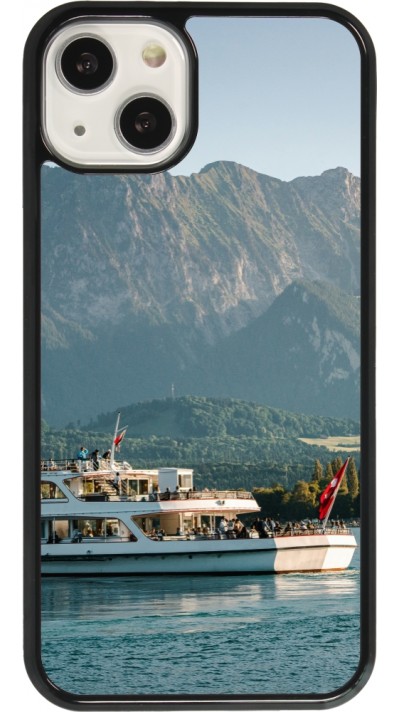 Coque iPhone 13 - Fête Nationale Suisse Bateau Leman