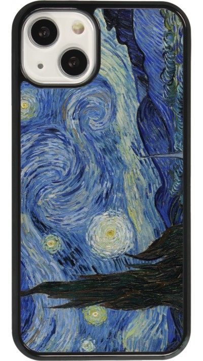 Coque iPhone 13 - Tableau art - La Nuit étoilée - Van Gogh