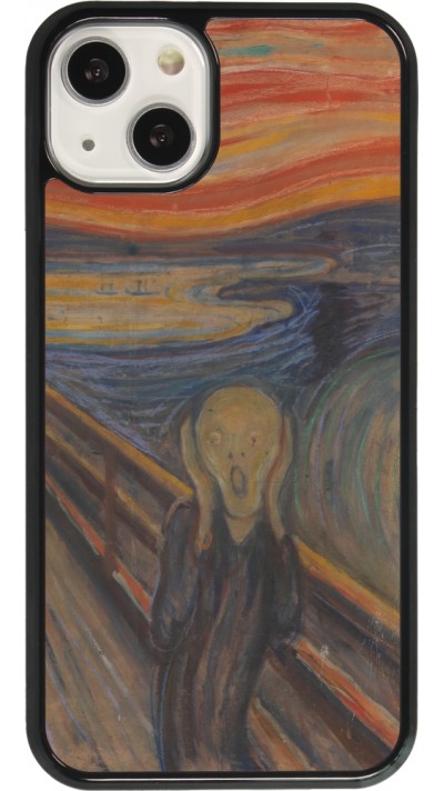 Coque iPhone 13 - Tableau art - Le Cri - Edvard Munch
