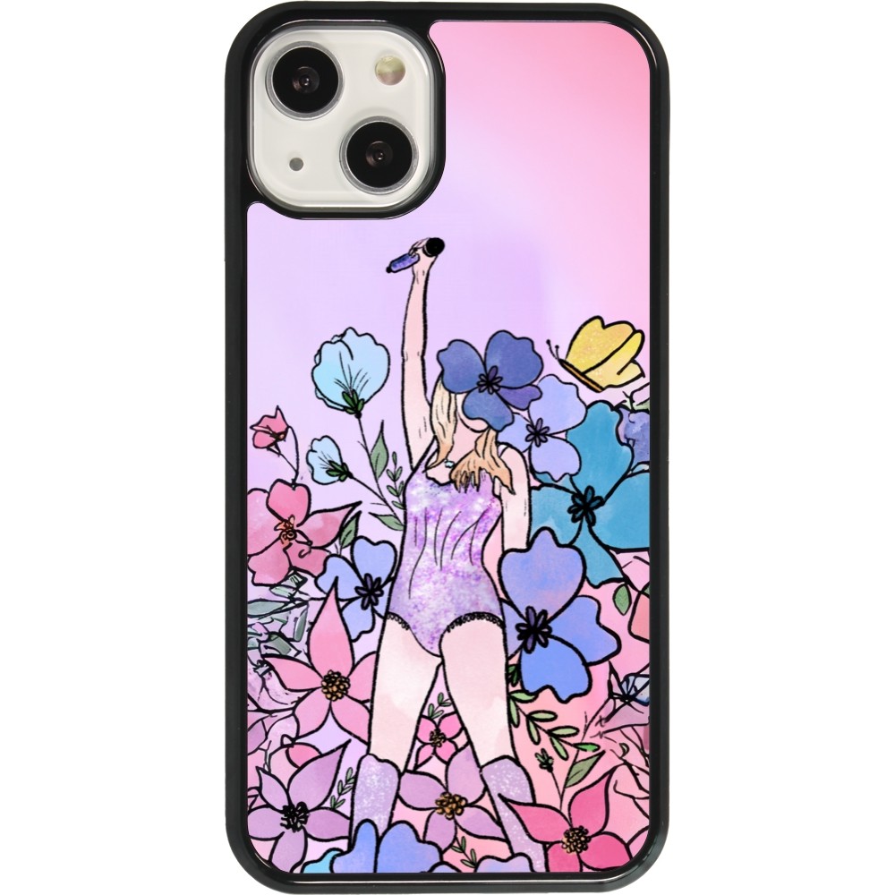 Coque iPhone 13 - Taylor Swift Sketch - Pink