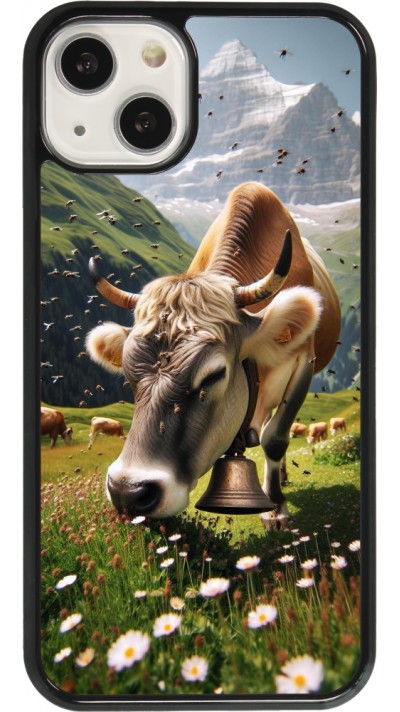 Coque iPhone 13 - Vache montagne Valais