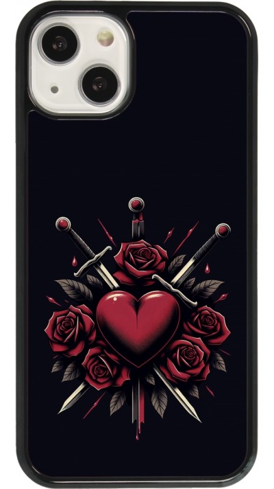 Coque iPhone 13 - Valentine 2024 gothic love