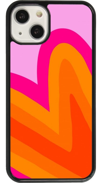 Coque iPhone 13 - Valentine 2024 heart gradient