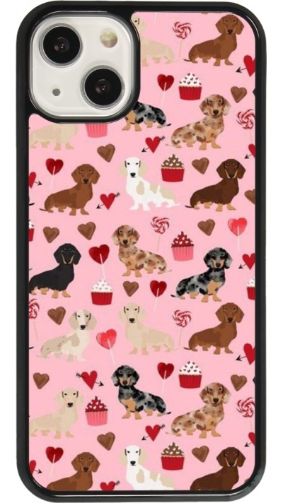 Coque iPhone 13 - Valentine 2024 puppy love