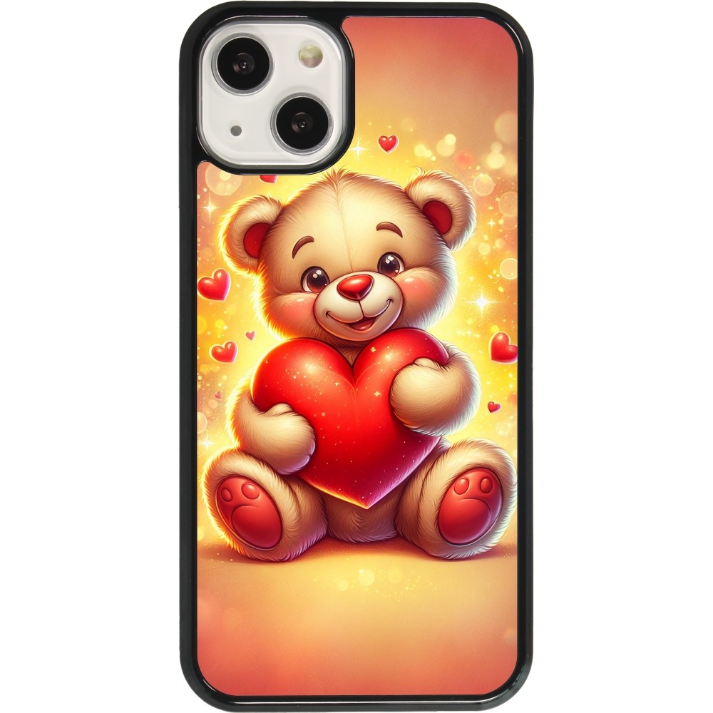 Coque iPhone 13 - Valentine 2024 Teddy love