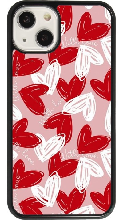 Coque iPhone 13 - Valentine 2024 with love heart