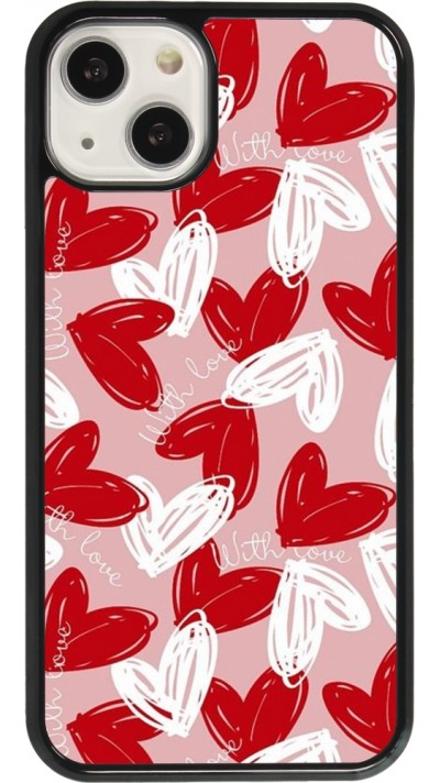 Coque iPhone 13 - Valentine 2024 with love heart