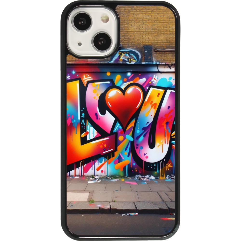 Coque iPhone 13 - Valentine 2025 Love U Tag