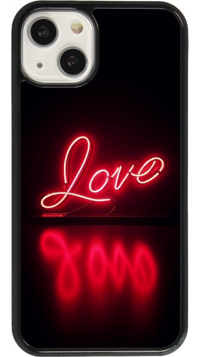 Coque iPhone 13 - Valentine 2025 Neon Love