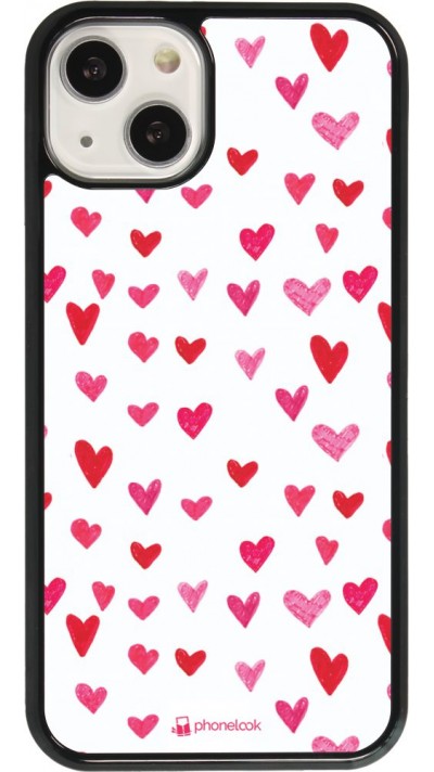 Coque iPhone 13 - Valentine 2022 Many pink hearts