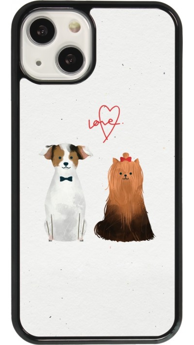 Coque iPhone 13 - Valentine 2023 love dogs