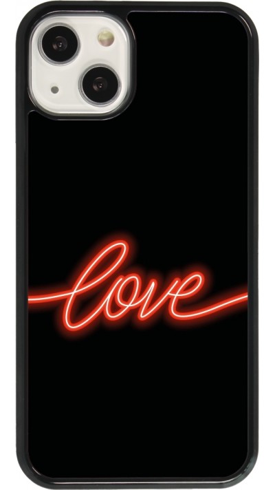 Coque iPhone 13 - Valentine 2023 neon love